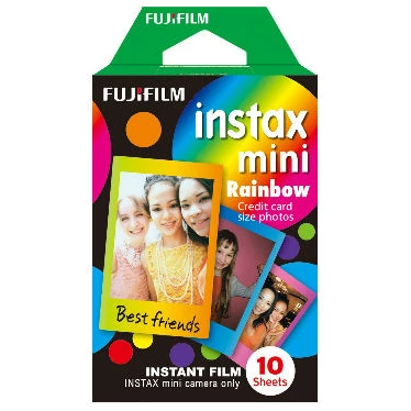 Fujifilm Instax Paper Mini Rainbow 10 Sheet